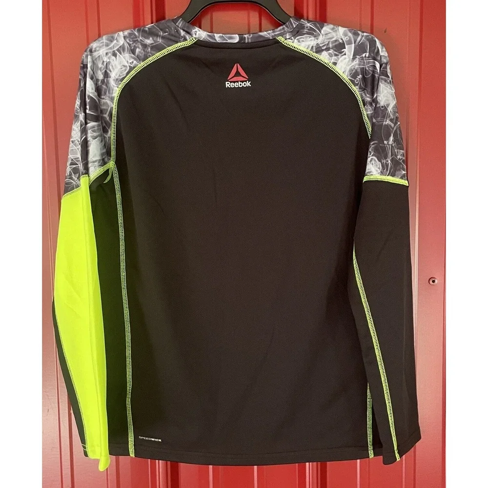 Reebok Shirt‎ Graphic Performance Cross For Long Sleeve T-Shirt Size Large